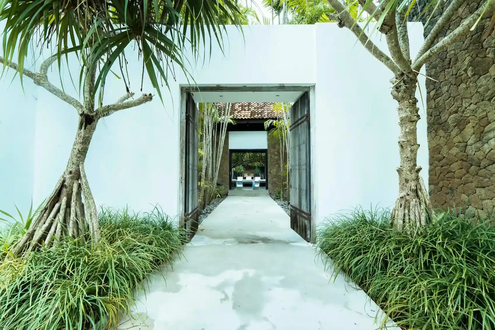 Villa Hana exterior in Canggu, Bali
